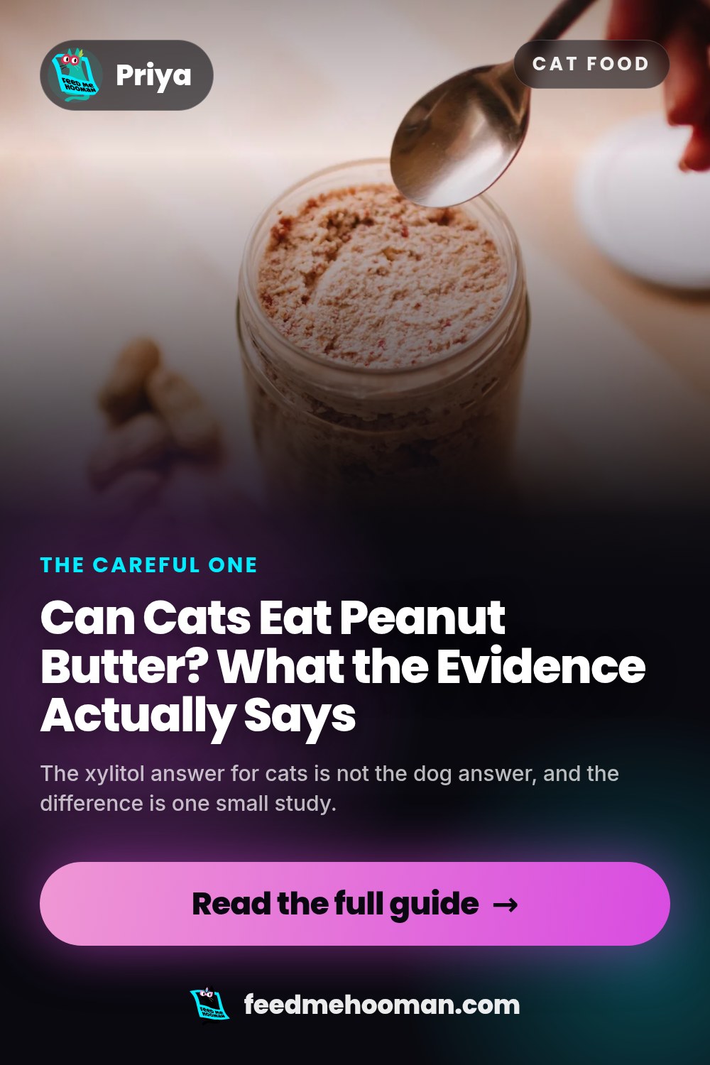 Can Cats Eat Peanut Butter? What the Evidence Actually Says