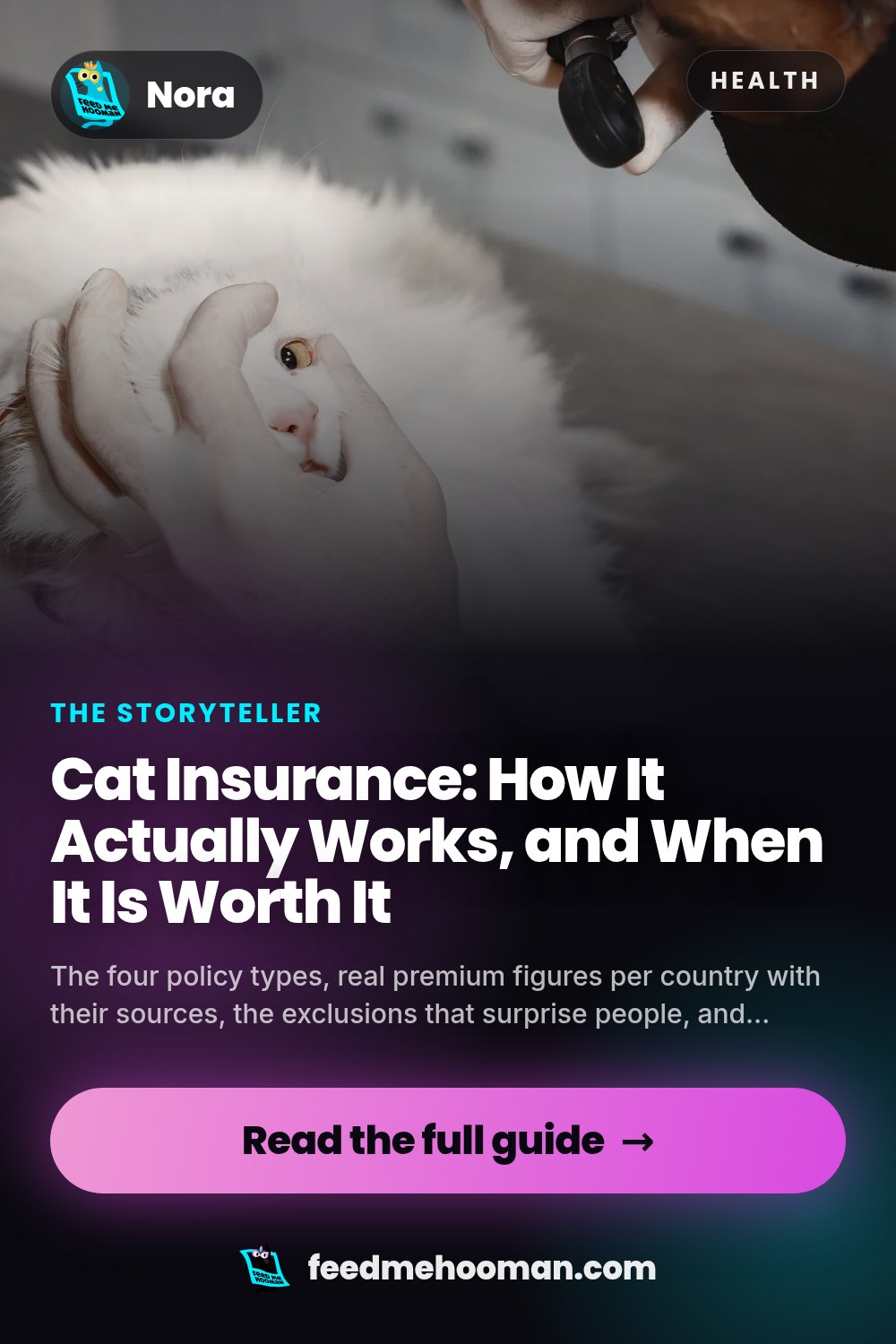 Cat Insurance: How It Actually Works, and When It Is Worth It