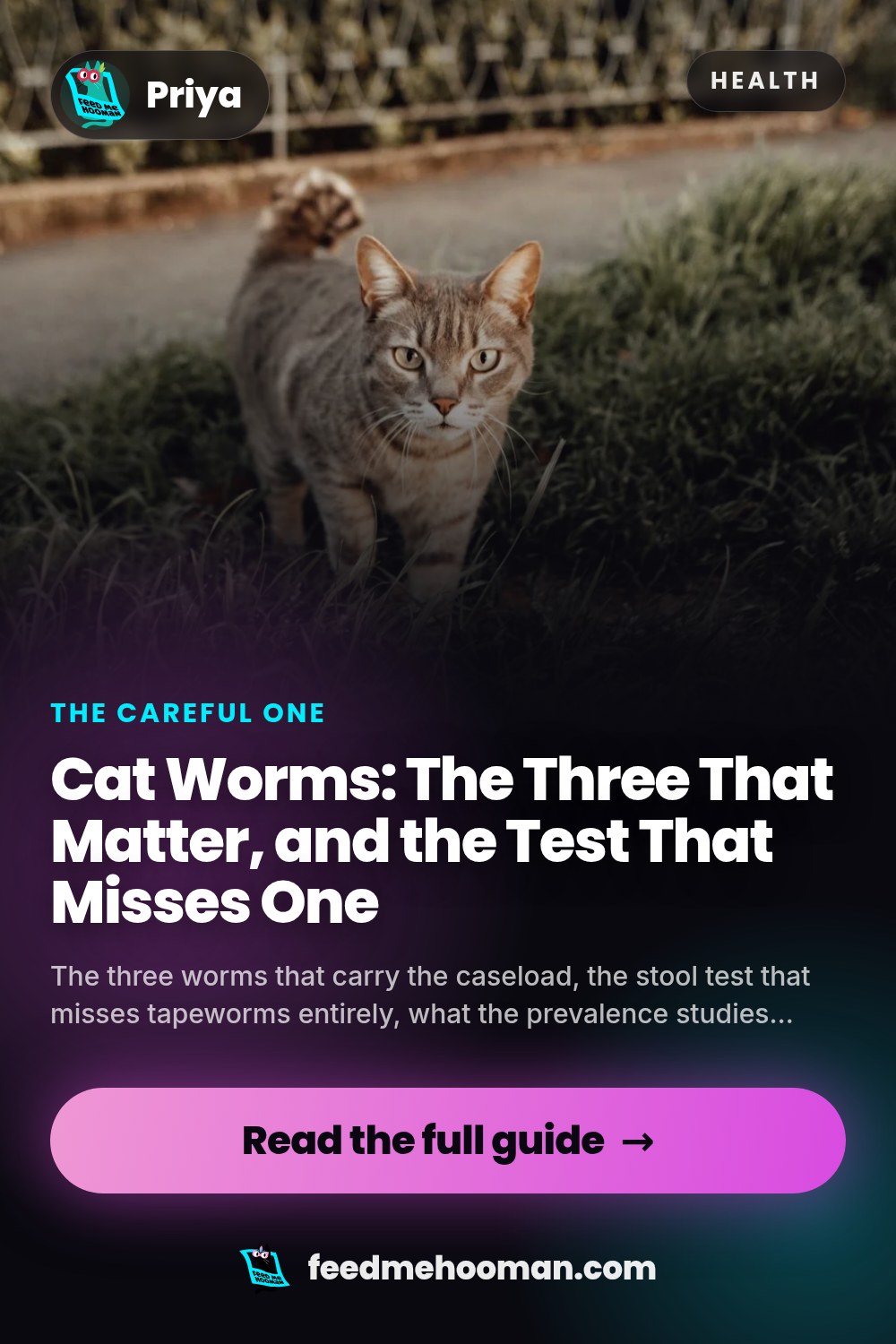 Cat Worms: The Three That Matter, and the Test That Misses One