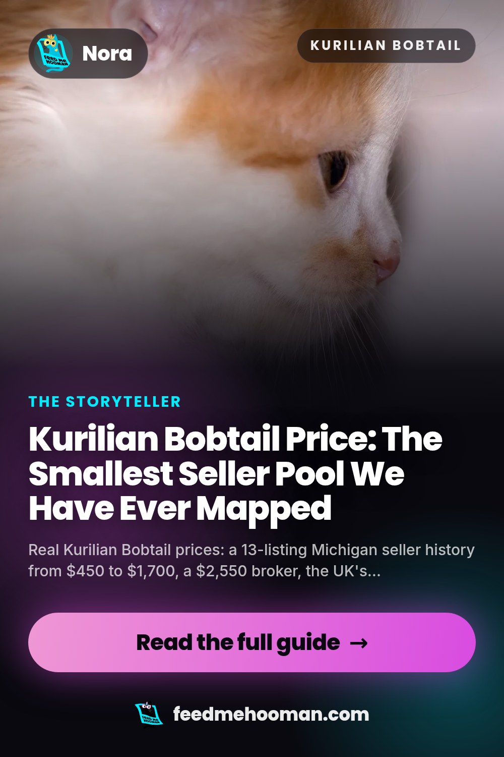 Kurilian Bobtail Price: The Smallest Seller Pool We Have Ever Mapped